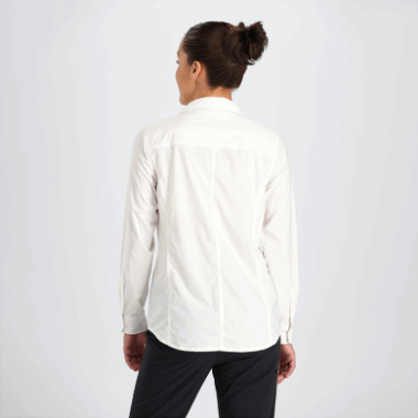 Outdoor Research Women's Way Station Long Sleeve Shirt Snow