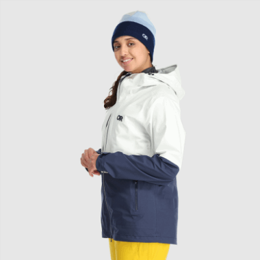 Outdoor Research Women's Carbide Jacket-Plus Snow/Naval Blue