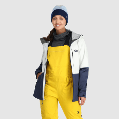 Outdoor Research Women's Carbide Jacket-Plus Snow/Naval Blue