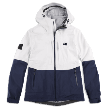 Outdoor Research Women's Carbide Jacket-Plus Snow/Naval Blue