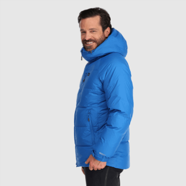 Outdoor Research Men's Super Alpine Down Parka Classic Blue