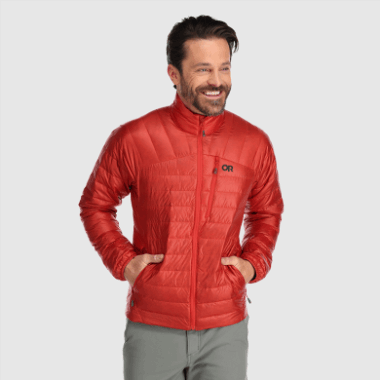 Outdoor Research Men's Helium Down Jacket Cranberry