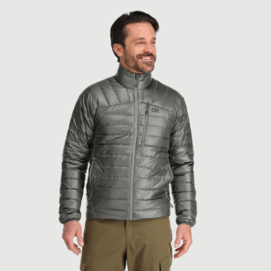 Outdoor Research Men's Helium Down Jacket Pewter