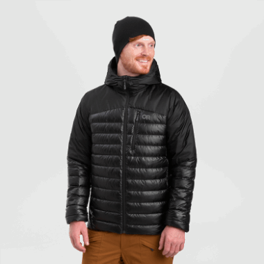 Outdoor Research Men's Helium Down Hoodie Black