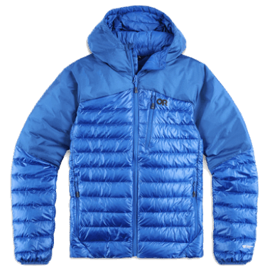 Outdoor Research Men's Helium Down Hoodie Classic Blue