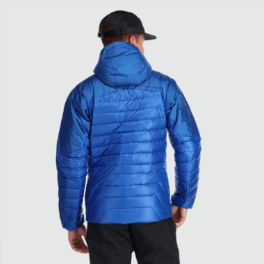 Outdoor Research Men's Helium Down Hoodie Classic Blue