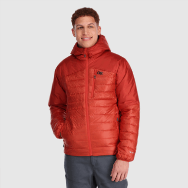 Outdoor Research Men's Helium Down Hoodie Cranberry
