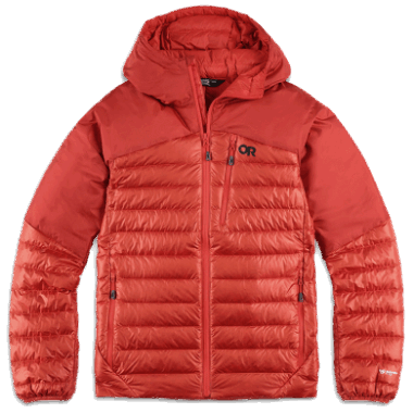 Outdoor Research Men's Helium Down Hoodie Cranberry