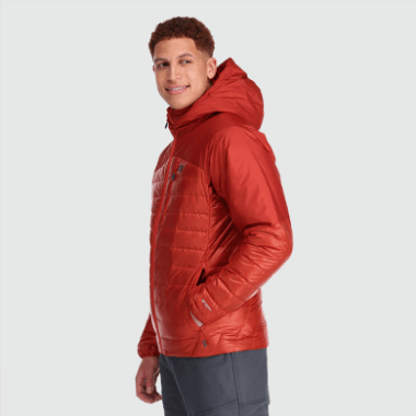 Outdoor Research Men's Helium Down Hoodie Cranberry