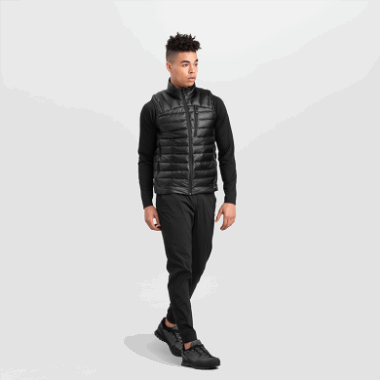 Outdoor Research Men's Helium Down Vest Black