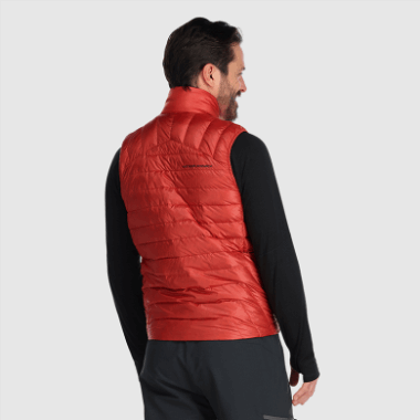 Outdoor Research Men's Helium Down Vest Cranberry
