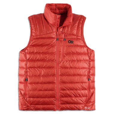 Outdoor Research Men's Helium Down Vest Cranberry