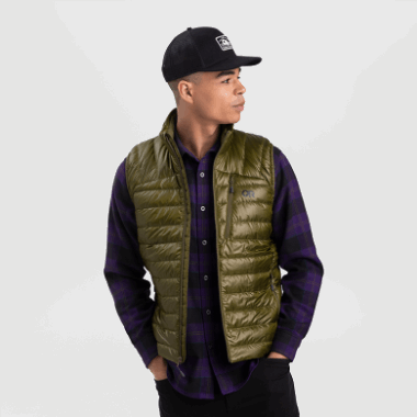 Outdoor Research Men's Helium Down Vest Loden