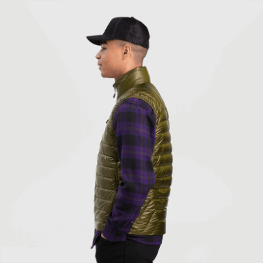 Outdoor Research Men's Helium Down Vest Loden