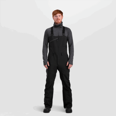 Outdoor Research Men's Carbide Bibs Solid Black