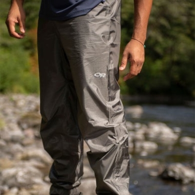 Outdoor Research Men's Helium Rain Pants Pewter