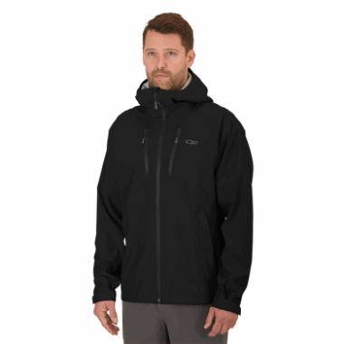 Outdoor Research Men's Microgravity Ascentshell Jacket Black