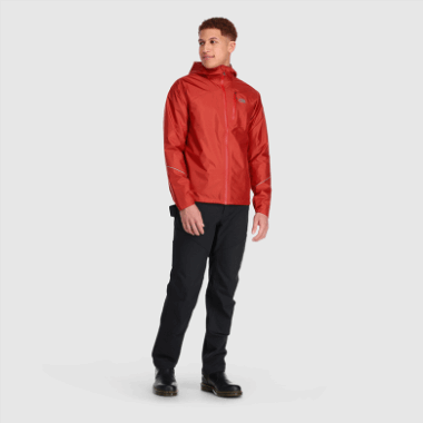 Outdoor Research Men's Helium Rain Jacket Cranberry