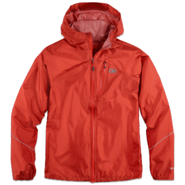 Outdoor Research Men's Helium Rain Jacket Cranberry