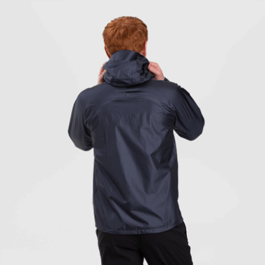 Outdoor Research Men's Helium Rain Jacket Naval Blue