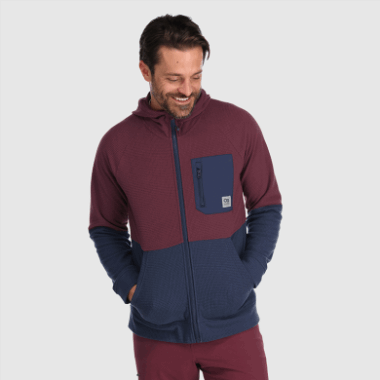 Outdoor Research Men's Trail Mix Hoodie Kalamata/Naval Blue