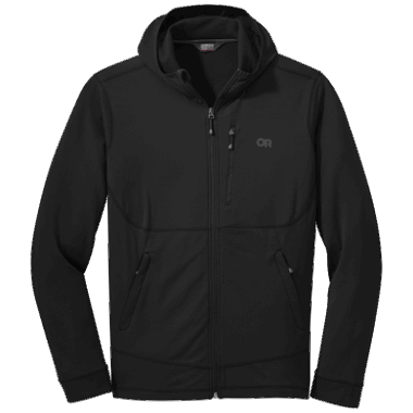 Outdoor Research Men's Vigor Full Zip Hoodie Black