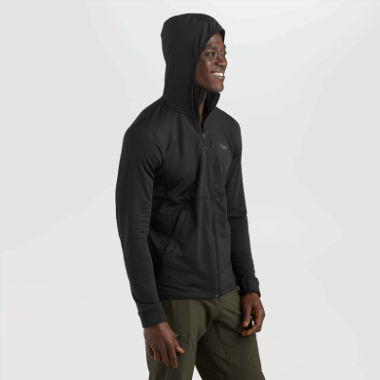 Outdoor Research Men's Vigor Full Zip Hoodie Black