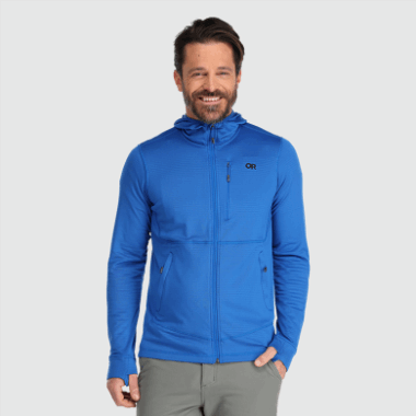 Outdoor Research Men's Vigor Full Zip Hoodie Classic Blue