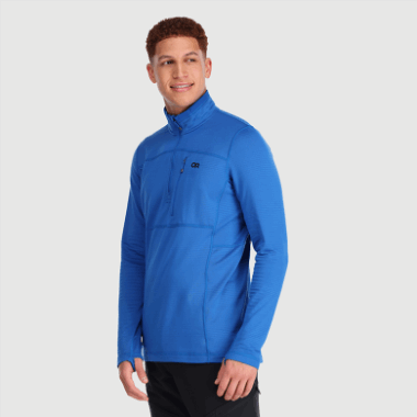 Outdoor Research Men's Vigor Quarter Zip Classic Blue