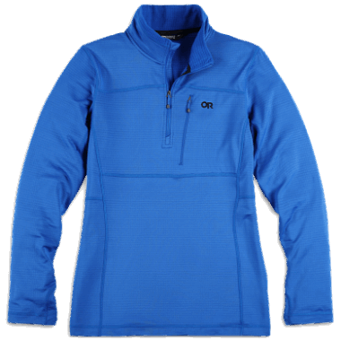 Outdoor Research Men's Vigor Quarter Zip Classic Blue