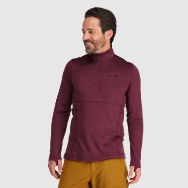 Outdoor Research Men's Vigor Quarter Zip Kalamata