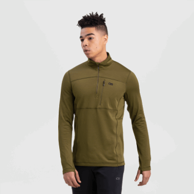 Outdoor Research Men's Vigor Quarter Zip Loden