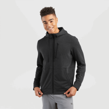 Outdoor Research Men's Emersion Fleece Hoodie Black Heather
