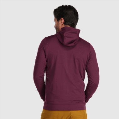 Outdoor Research Men's Baritone Full Zip Hoodie Kalamata Heather