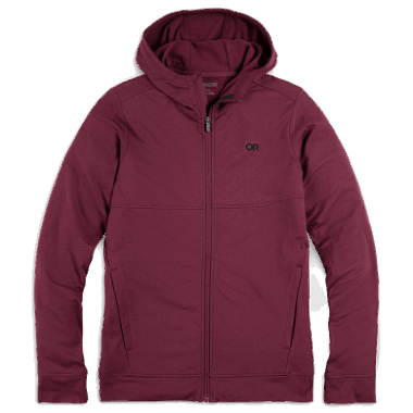 Outdoor Research Men's Baritone Full Zip Hoodie Kalamata Heather