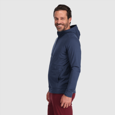 Outdoor Research Men's Baritone Full Zip Hoodie Naval Blue