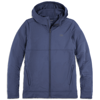 Outdoor Research Men's Baritone Full Zip Hoodie Naval Blue