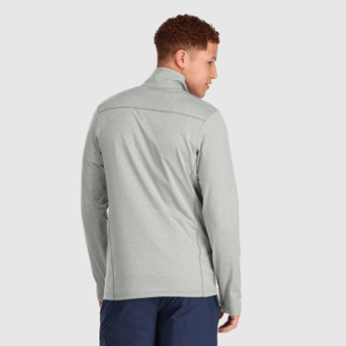Outdoor Research Men's Baritone Quarter Zip Light Pewter Heather