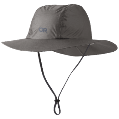 Outdoor Research Helium Rain Full Brim Hat Pewter