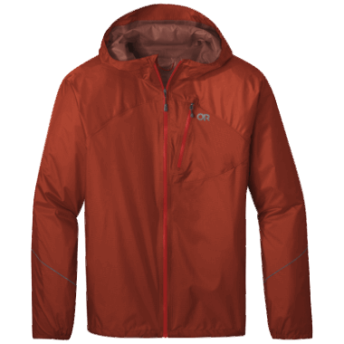 Outdoor Research Men's Helium Rain Jacket Redrock