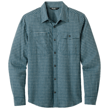 Outdoor Research Men's Ironhorse L/S Shirt Treeline Plaid