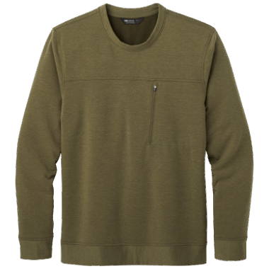 Outdoor Research Men's Emersion Fleece Crew Loden Heather