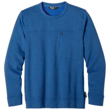Outdoor Research Men's Emersion Fleece Crew Classic Blue Heather