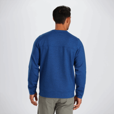 Outdoor Research Men's Emersion Fleece Crew Classic Blue Heather