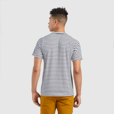 Outdoor Research New Men's Terra S/S Tee Naval Blue Stripe