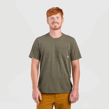 Outdoor Research Men's Terra S/S Tee Flint Heather