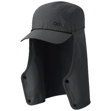 Outdoor Research New Equinox Cape Cap Charcoal