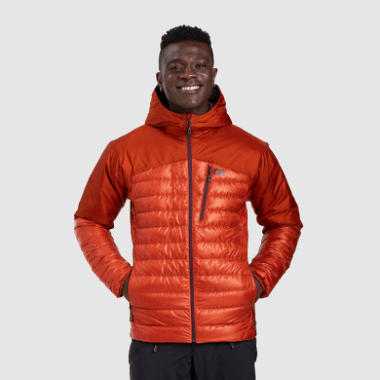 Outdoor Research New Men's Helium Down Hoodie Redrock