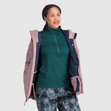 Outdoor Research Women's Snowcrew Jacket Naval Blue/Moth