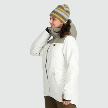 Outdoor Research Women's Snowcrew Jacket Snow/Flint